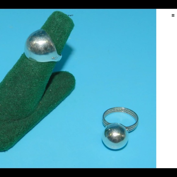 2 STERLING SILVER RINGS. - Picture 6 of 7